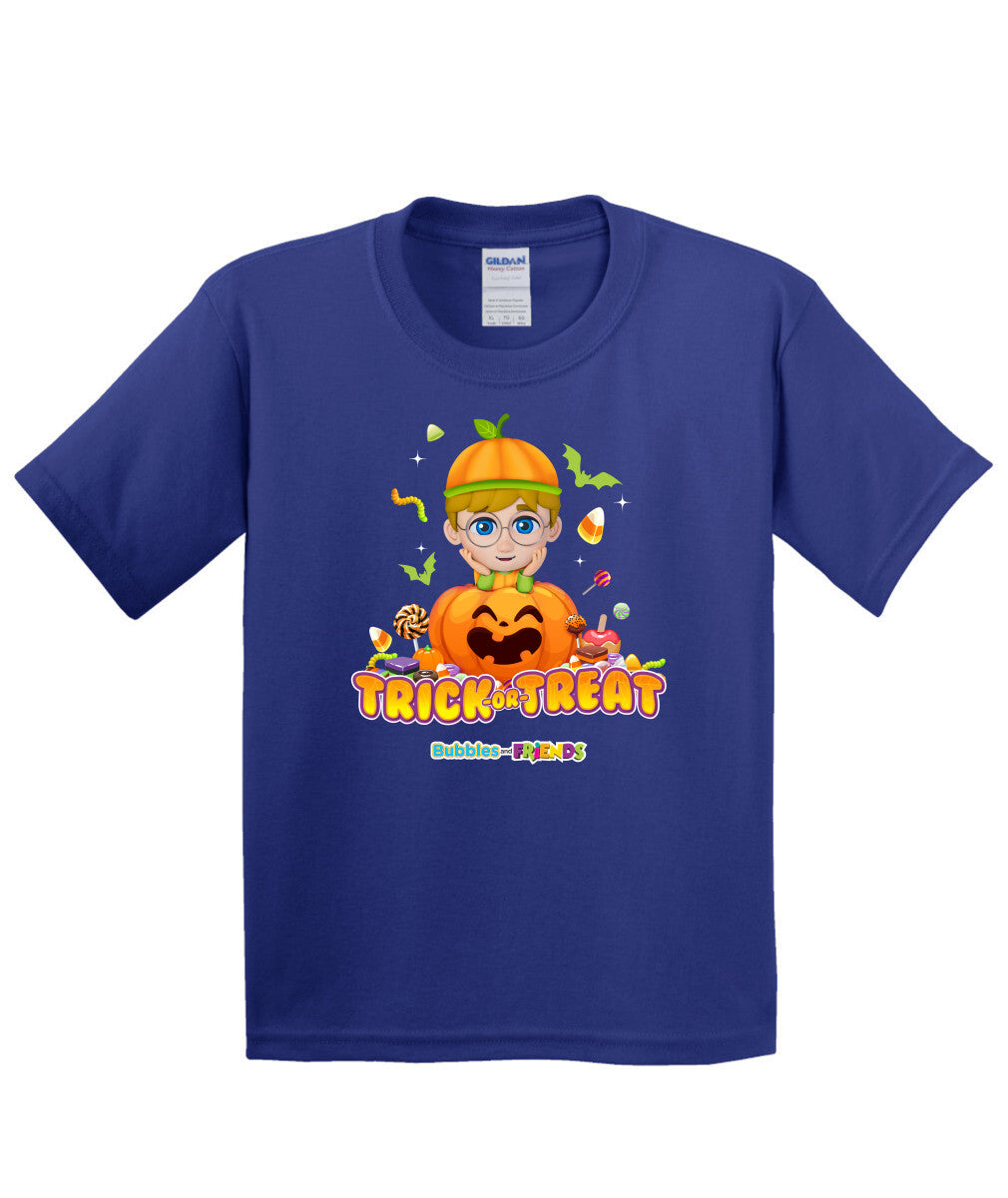 Bubbles and Friends - Halloween Collection Braden Children T-Shirt