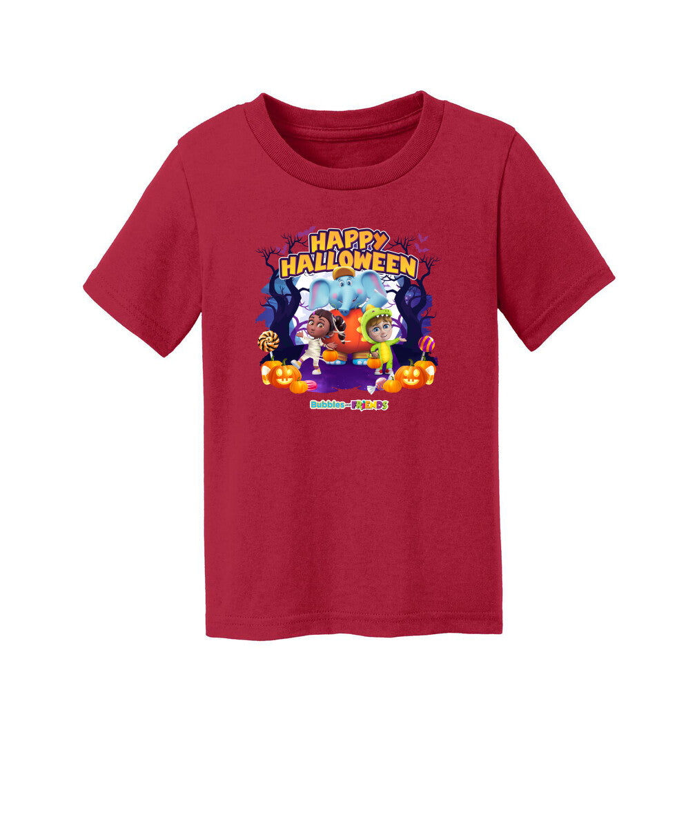 Bubbles and Friends - Halloween Collection Team Toddler T-Shirt