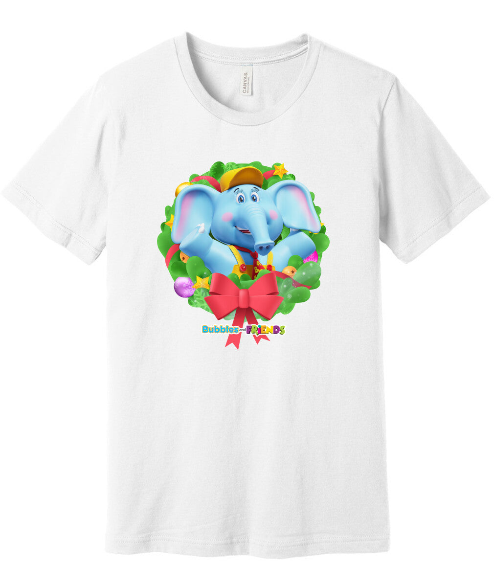 Bubbles & Friends Holiday Adult T-Shirt- Bubbles