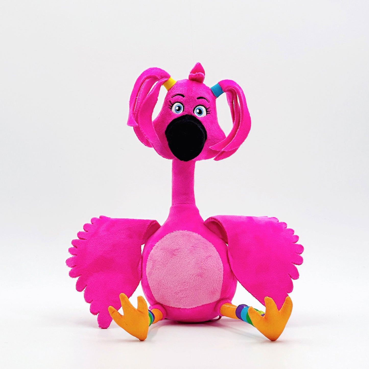 Bubbles and Friends - Flexi Flamingo Plush