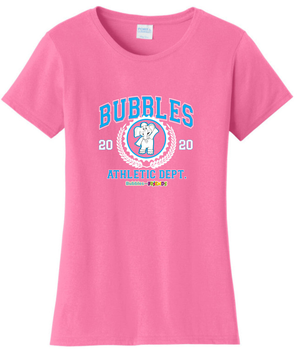 Bubbles and Friends - Varsity Collection Bubbles Athletic Dept Women T-Shirt