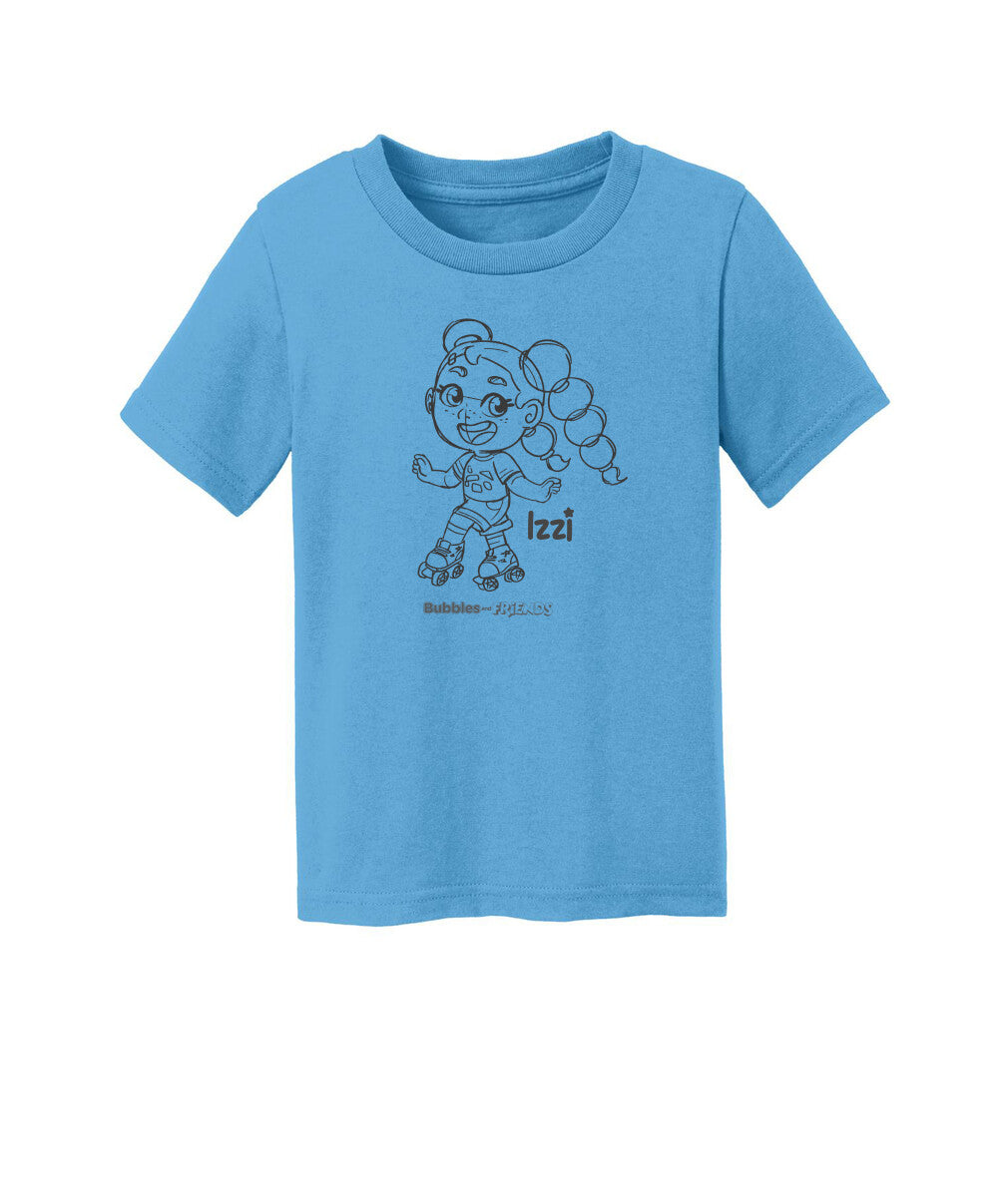 Bubbles and Friends - Happy Doodles Izzi Toddler T-Shirt