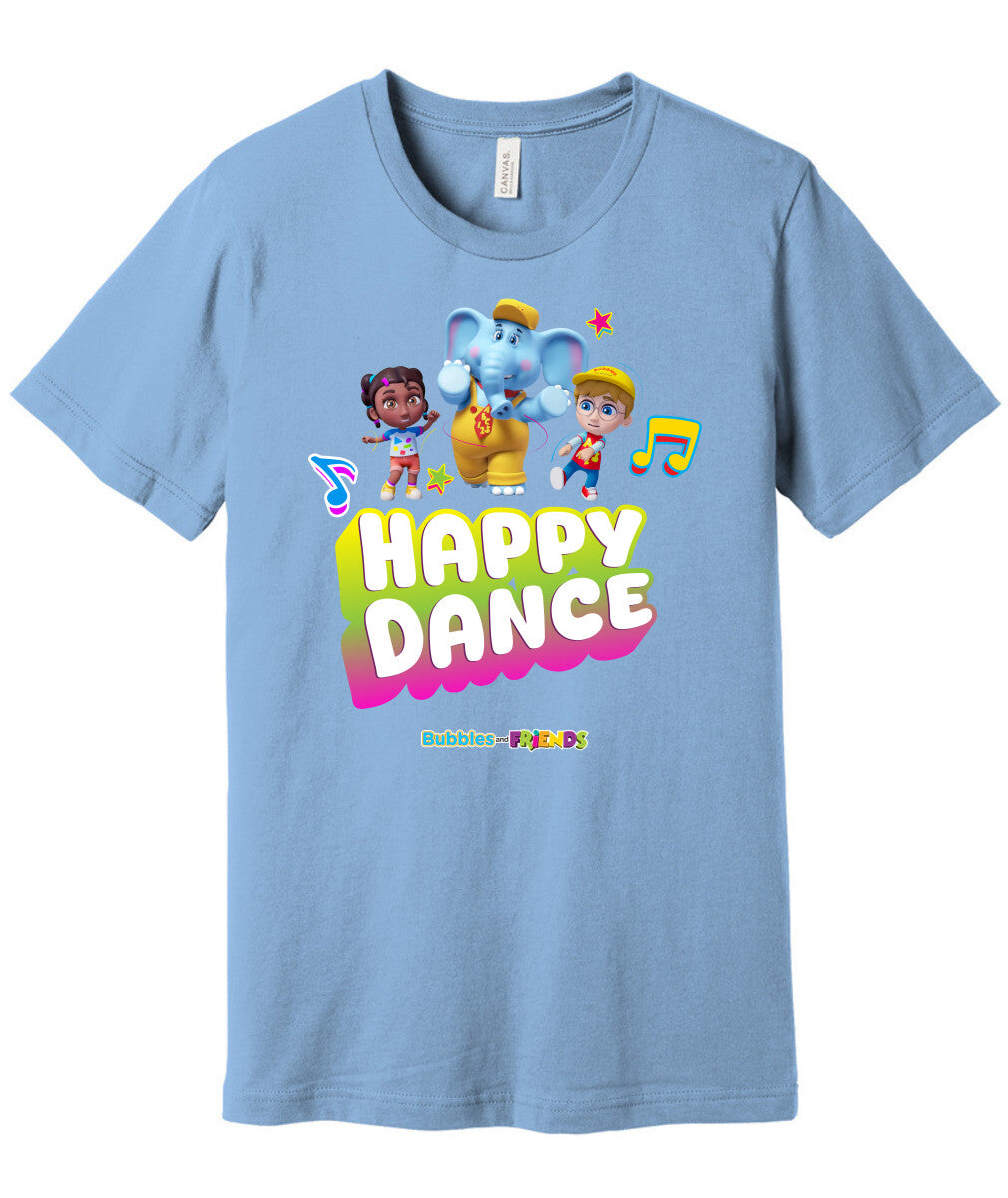 Bubbles and Friends – Happy Dance Collection Happy Dance Adult T-Shirt