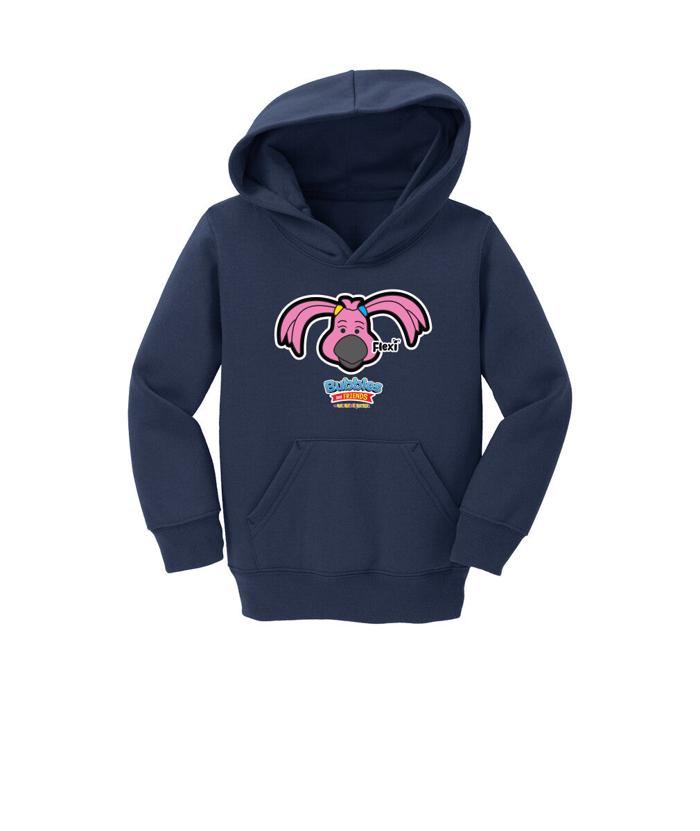 Bubbles & Friends- Friends from Happyville 'Flexi' Toddler Fleece Pullover Hoodie
