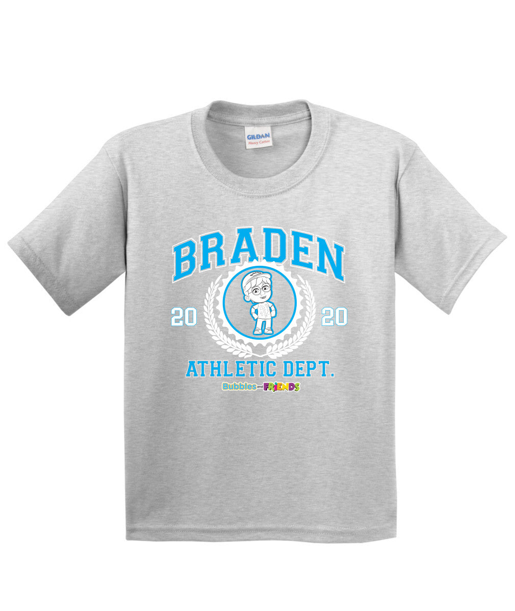 Bubbles and Friends - Varsity Collection Braden Athletic Dept Children T-Shirt