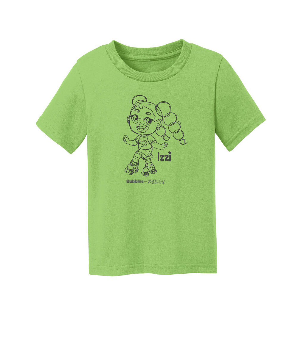 Bubbles and Friends - Happy Doodles Izzi Toddler T-Shirt