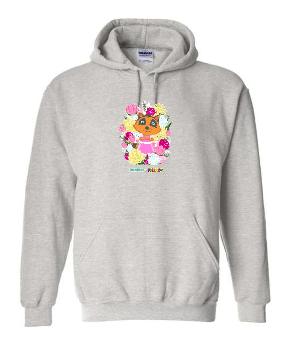 Bubbles & Friends Penny Flowers Unisex Hoodie