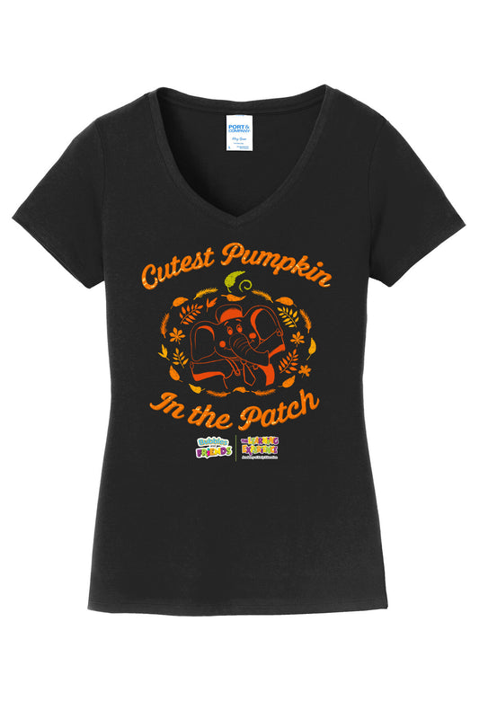 Bubbles & Friends Bubbles Fall Women's V-Neck T-Shirt