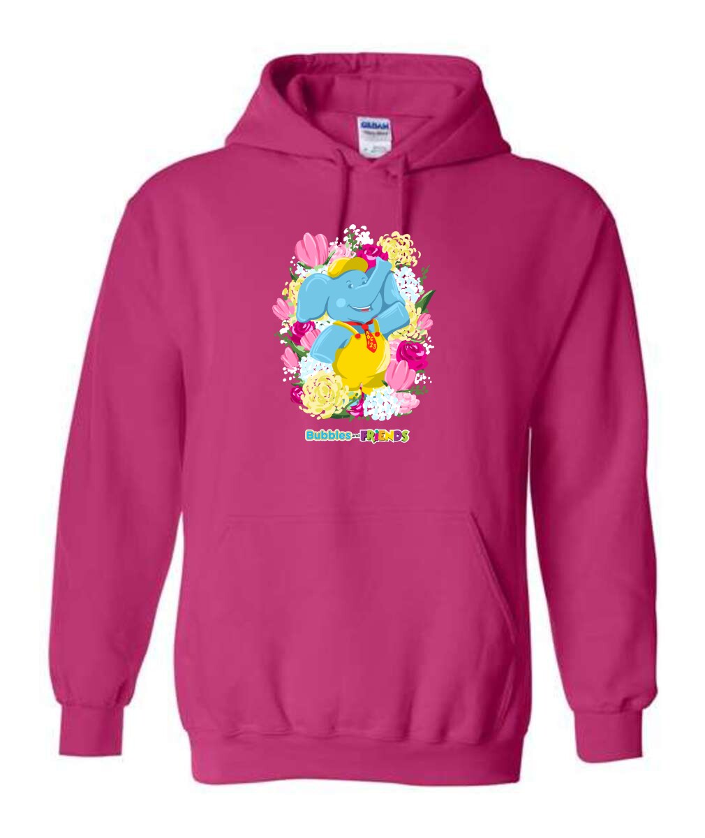 Bubbles & Friends Mothers Day Flowers Unisex Hoodie