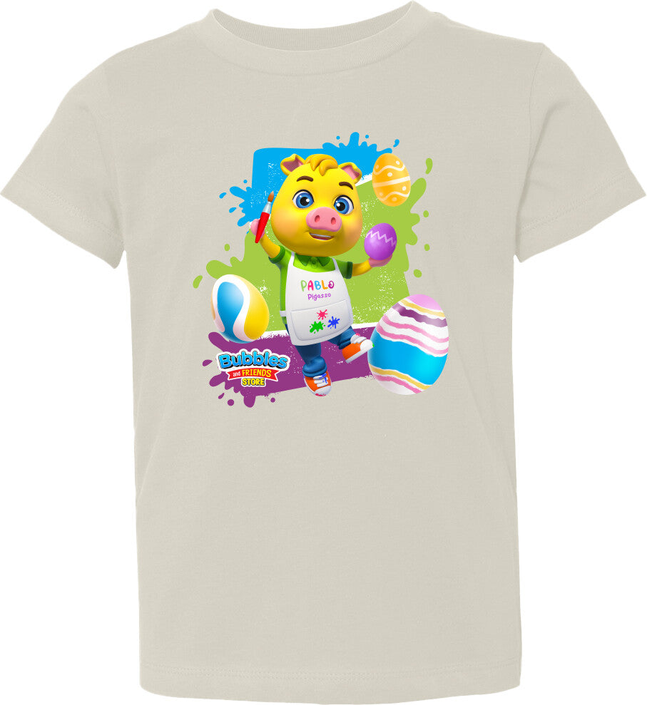 Bubbles & Friends Easter Pablo Toddler T-Shirt