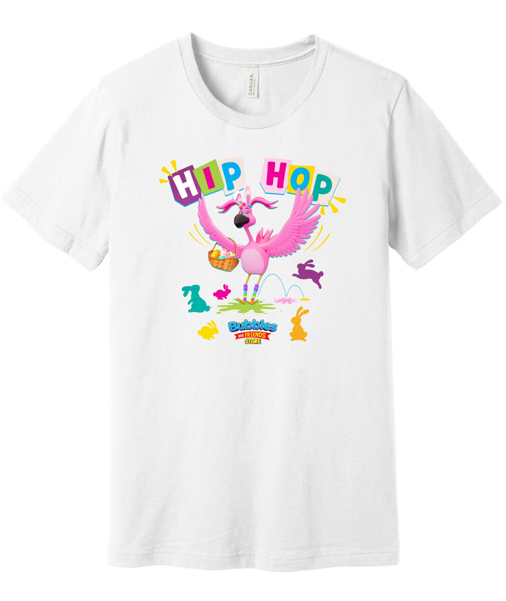 Bubbles & Friends Easter Hip-Hop  Unisex Short Sleeve Tee