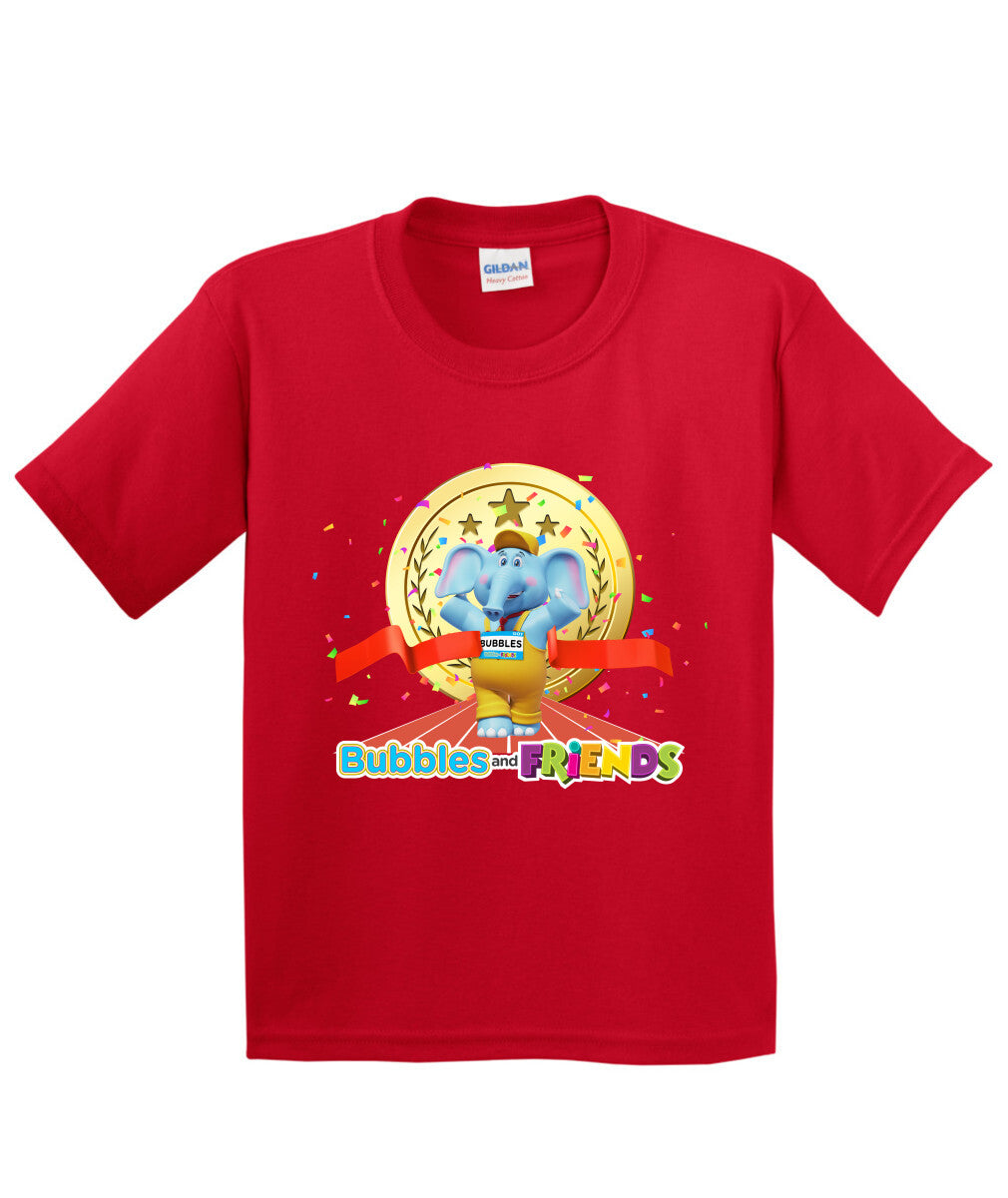 Bubbles and Friends - Summer Games Collection Bubbles Gold Children T-Shirt