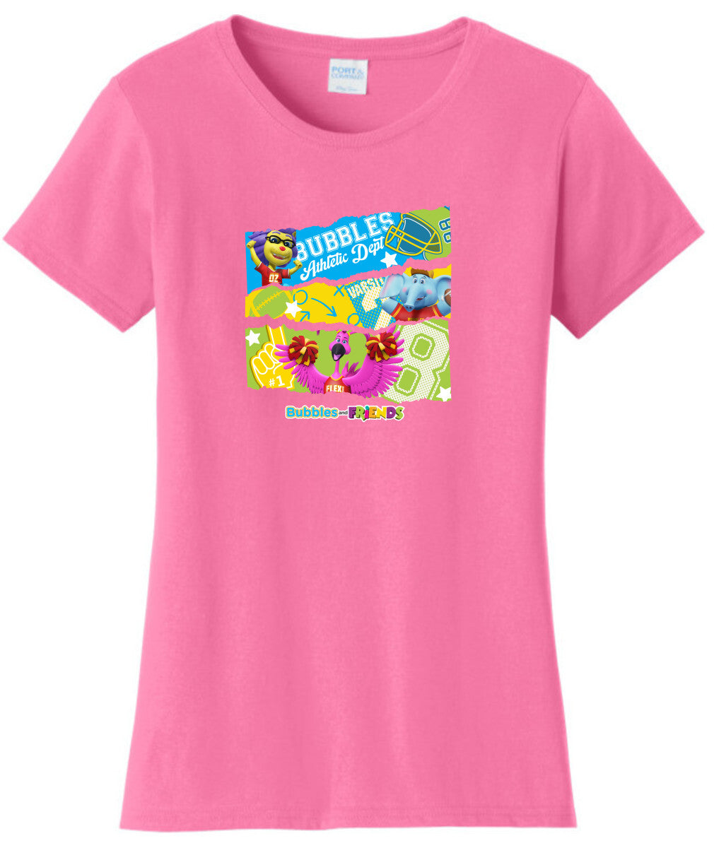 Bubbles and Friends - Varsity Collection #1 Team Women T-Shirt