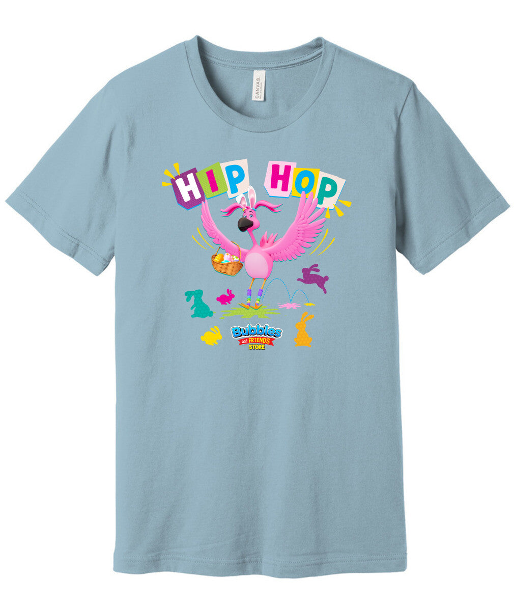Bubbles & Friends Easter Hip-Hop  Unisex Short Sleeve Tee