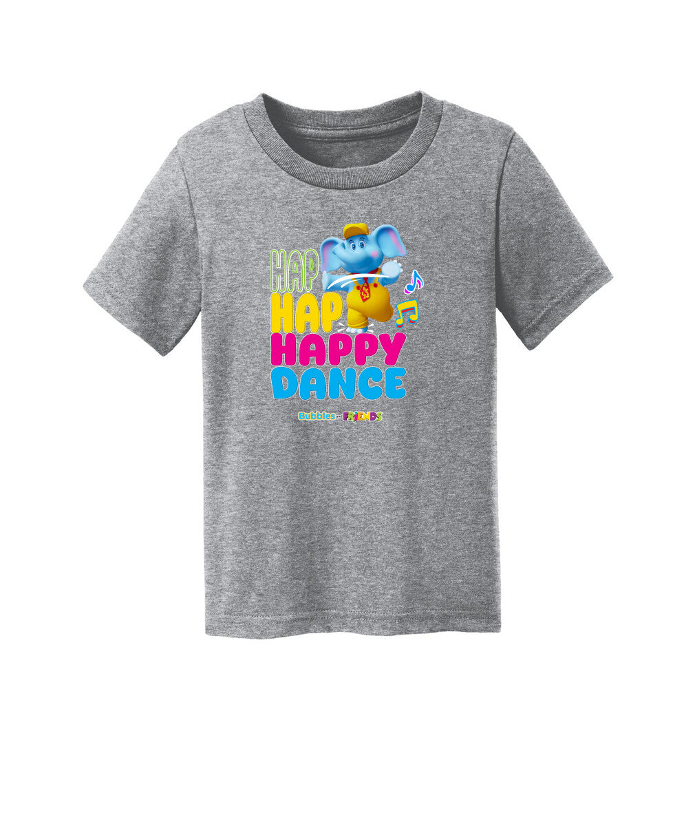 Bubbles and Friends – Happy Dance Collection Bubbles Hap Hap Happy Dance Toddler T-Shirt