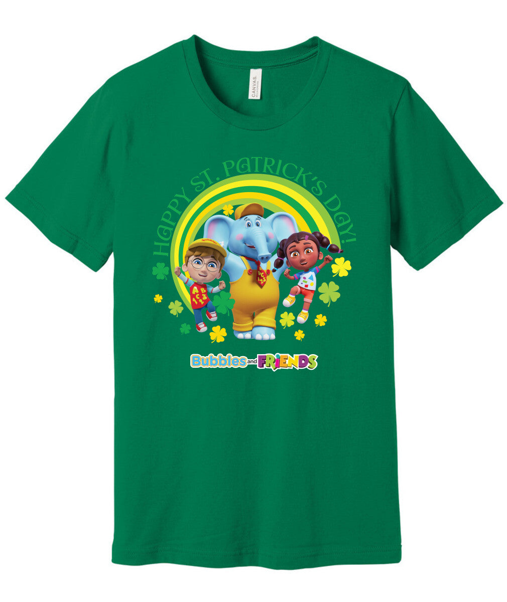 Bubbles & Friends Happy St. Patricks Day Unisex Tee