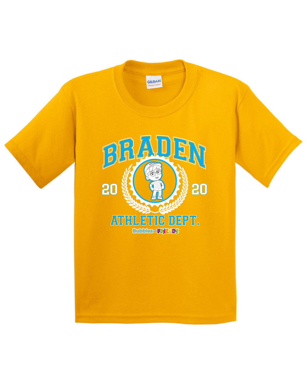 Bubbles and Friends - Varsity Collection Braden Athletic Dept Children T-Shirt