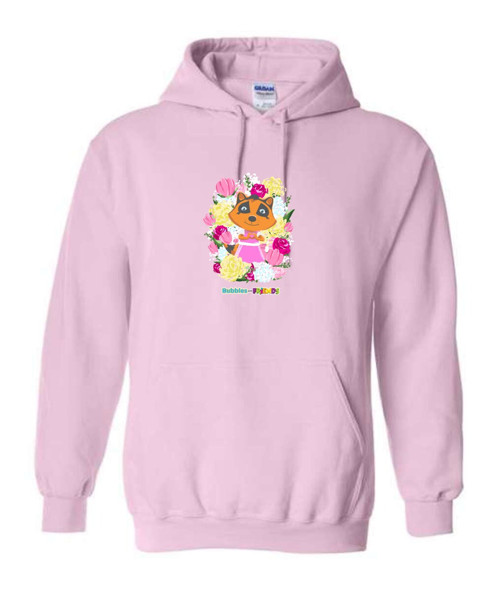 Bubbles & Friends Penny Flowers Unisex Hoodie