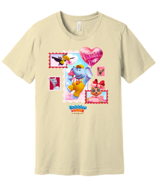 Bubbles & Friends Happy Valentines Day Unisex Tee