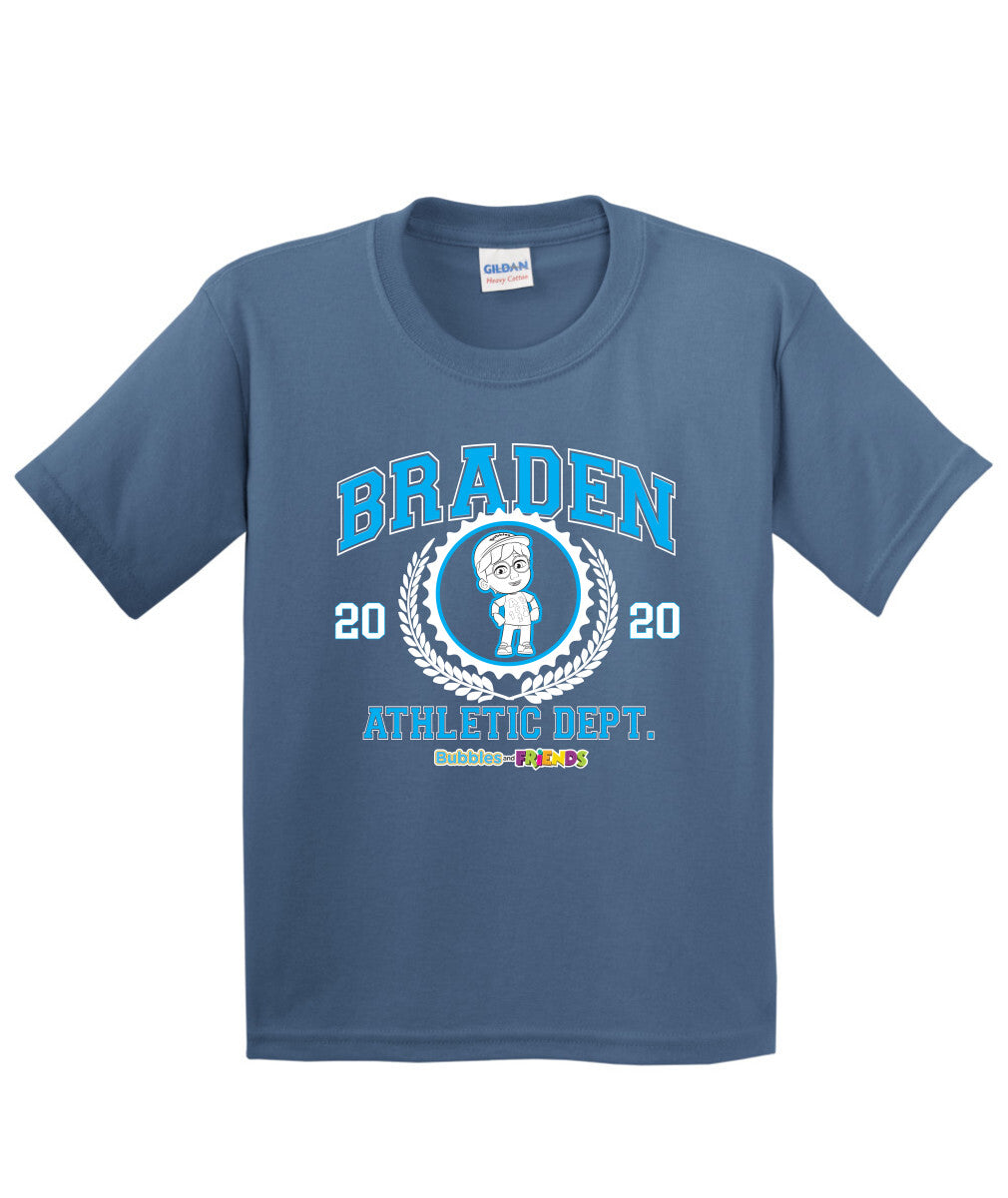 Bubbles and Friends - Varsity Collection Braden Athletic Dept Children T-Shirt