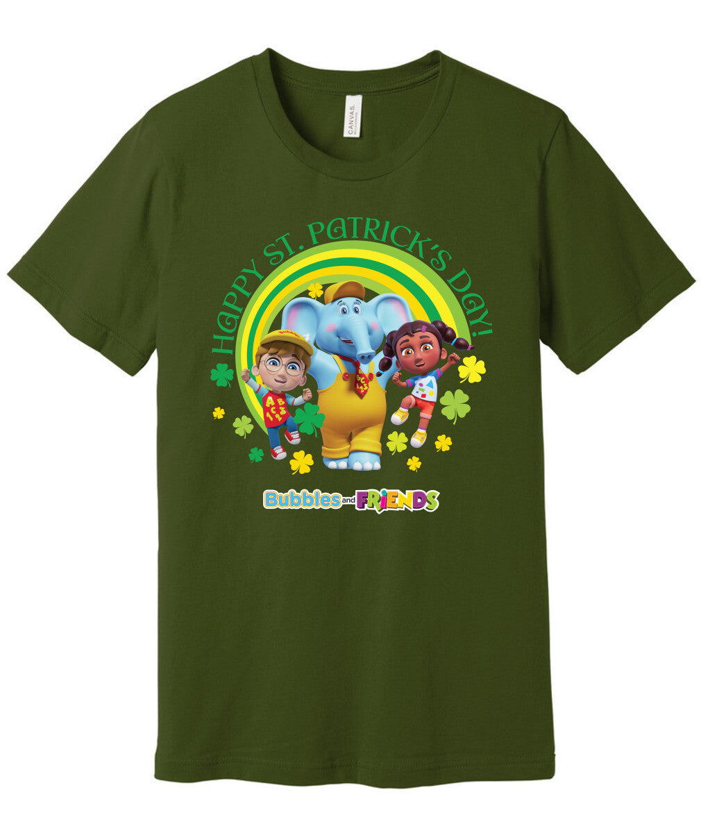 Bubbles & Friends Happy St. Patricks Day Unisex Tee