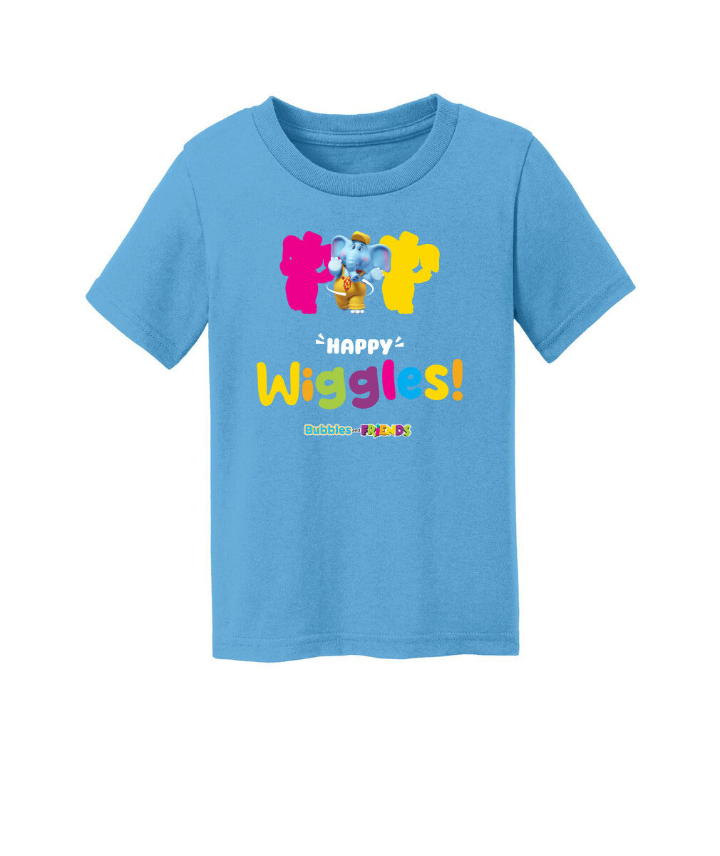 Bubbles and Friends – Happy Dance Collection Happy Wiggles Toddler T-Shirt