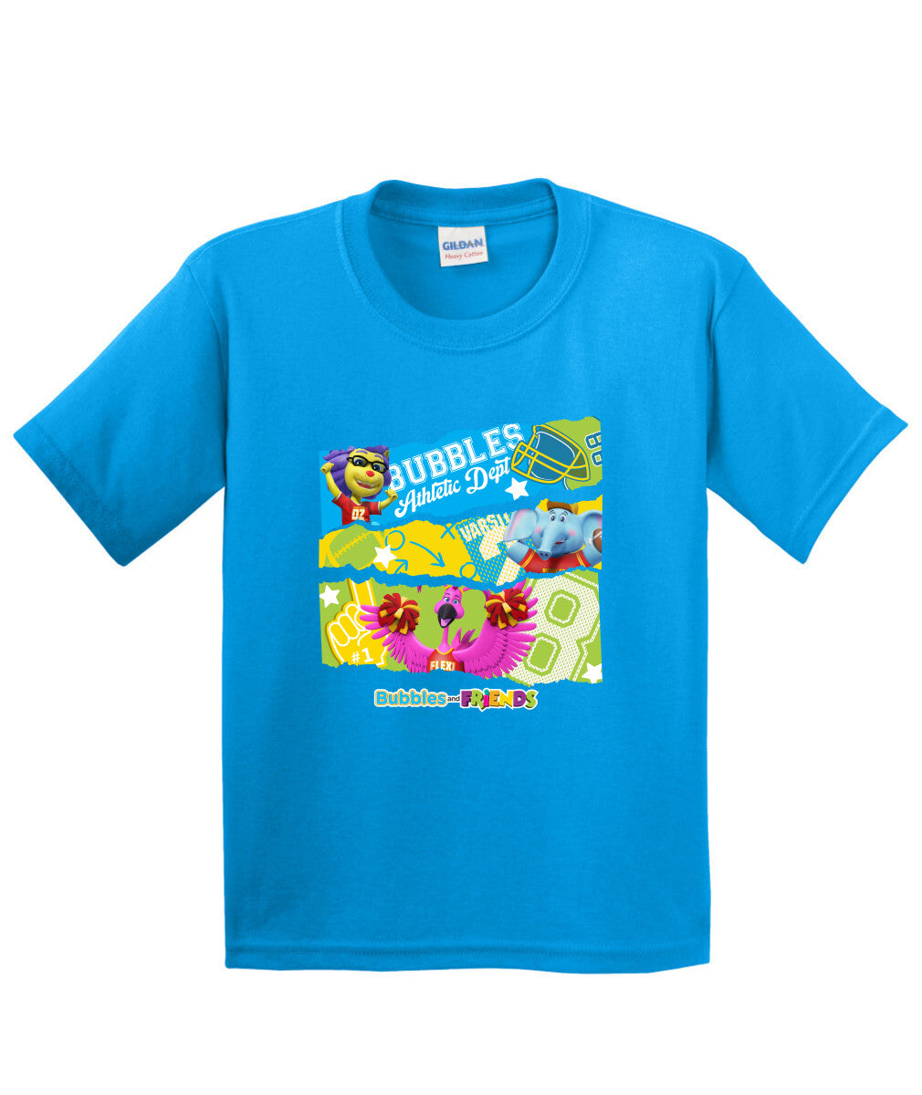 Bubbles and Friends - Varsity Collection #1 Team Children  T-Shirt