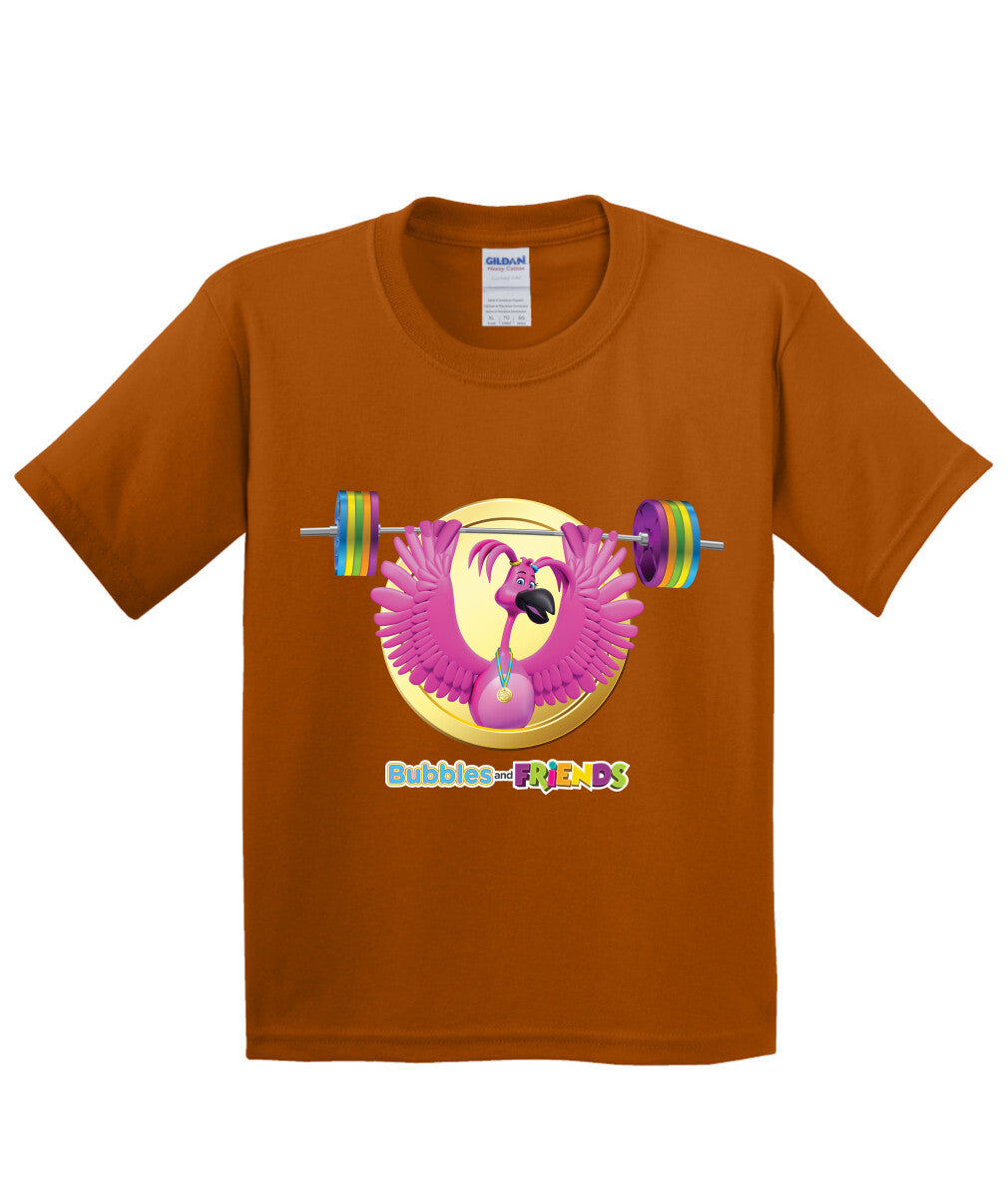 Bubbles and Friends - Summer Games Collection Flexi Weights Children T-Shirt