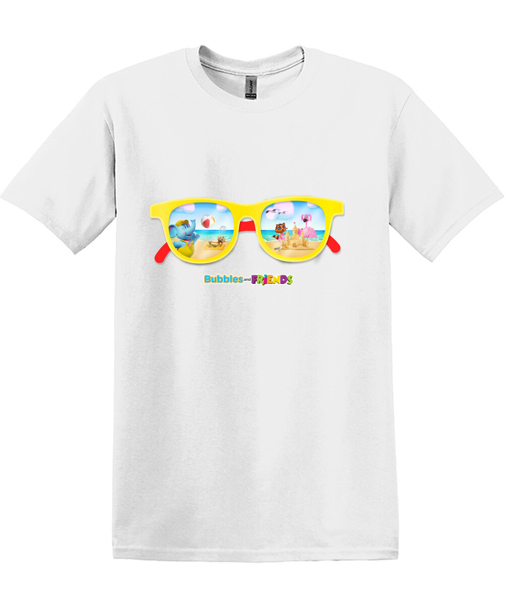 Bubbles & Friends Summer Sunglasses Men's T-Shirt