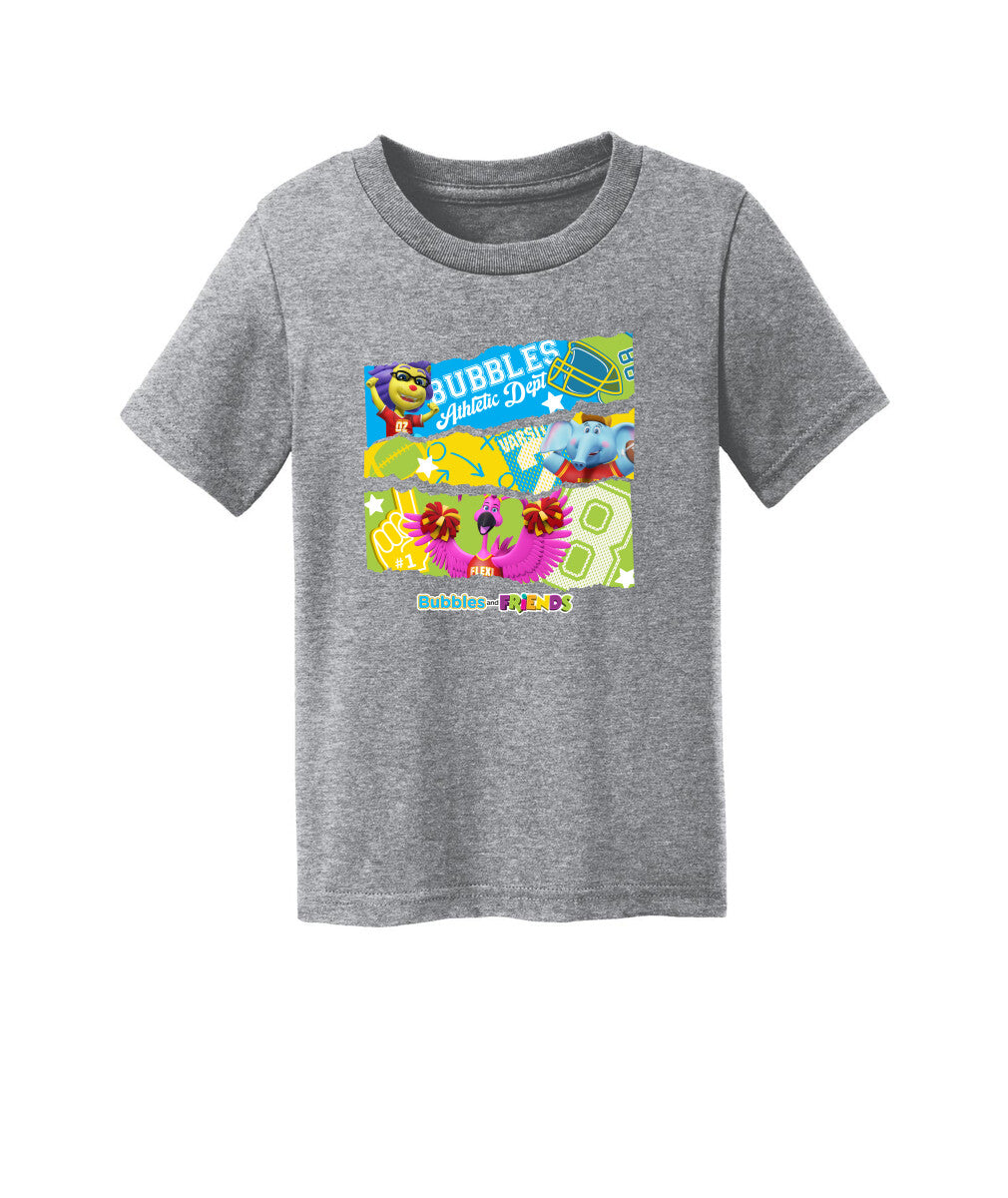 Bubbles and Friends - Varsity Collection #1 Team Toddler T-Shirt