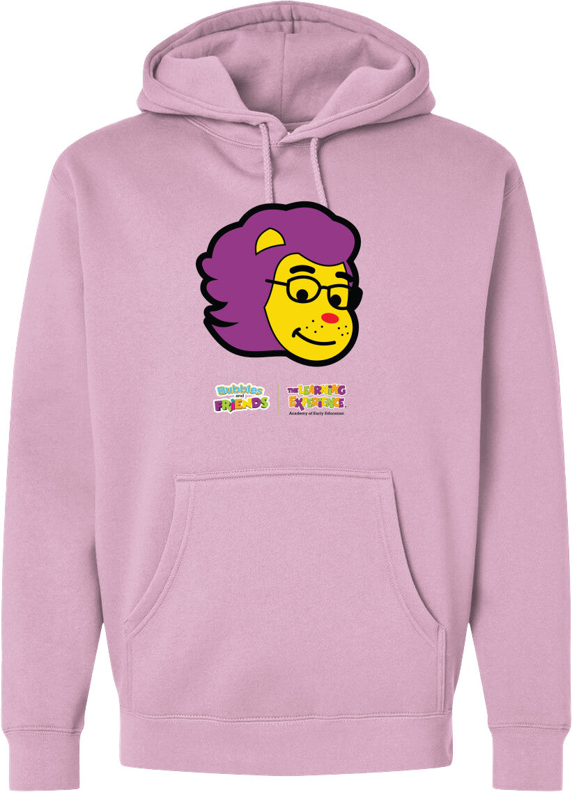 Bubbles & Friends- Friends from Happyville 'Lionstein' Midweight Hooded Sweatshirt- Unisex