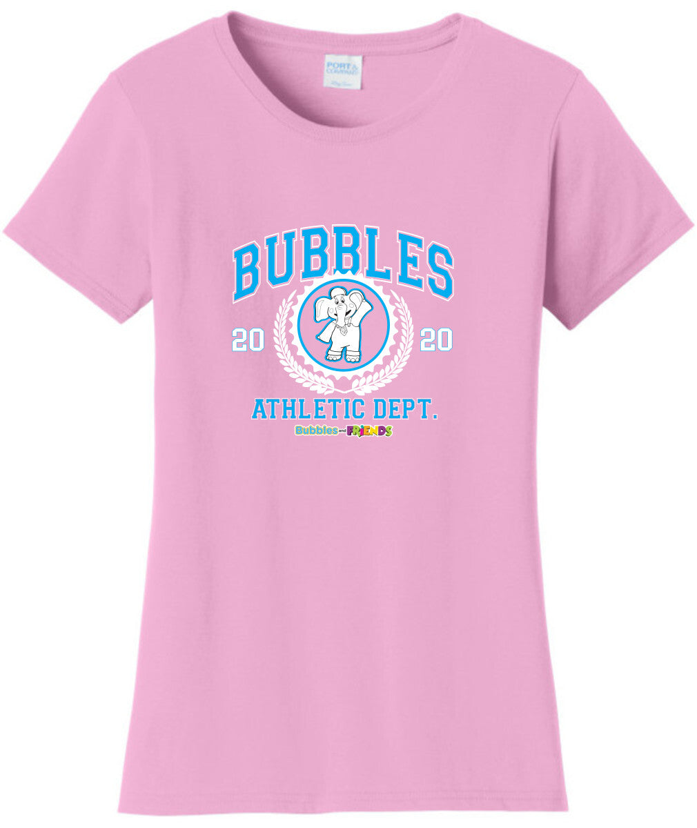 Bubbles and Friends - Varsity Collection Bubbles Athletic Dept Women T-Shirt