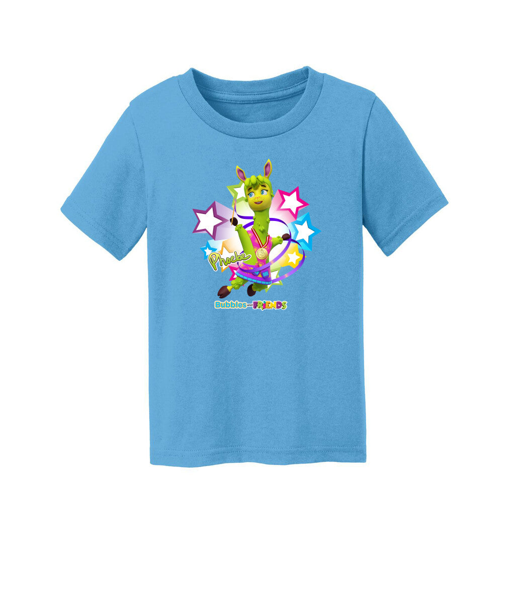 Bubbles and Friends - Summer Games Collection Gymnastics Phoebe Toddler T-Shirt