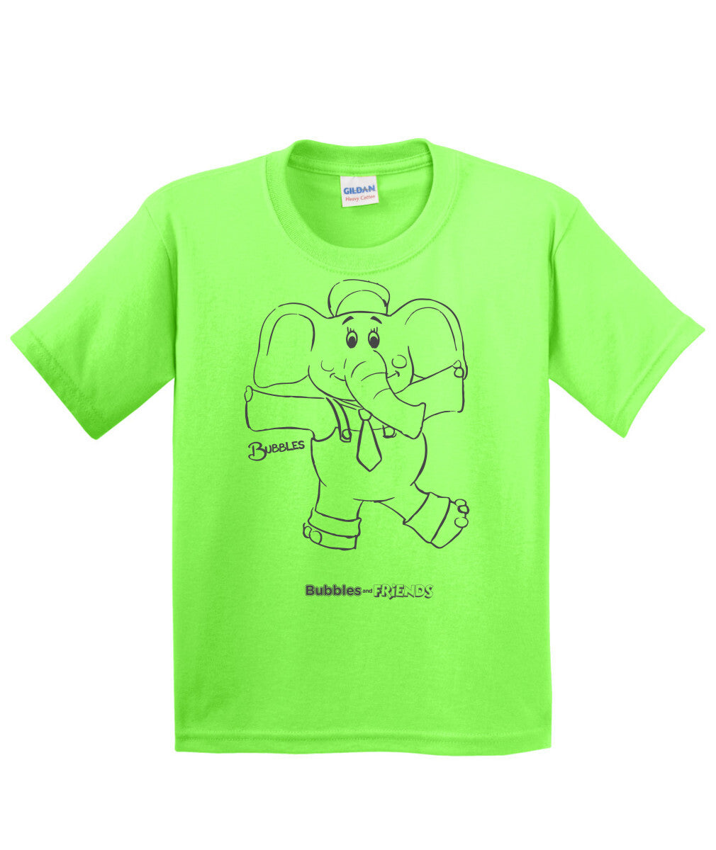 Bubbles Friends - Happy Doodles Bubbles Children T-Shirt