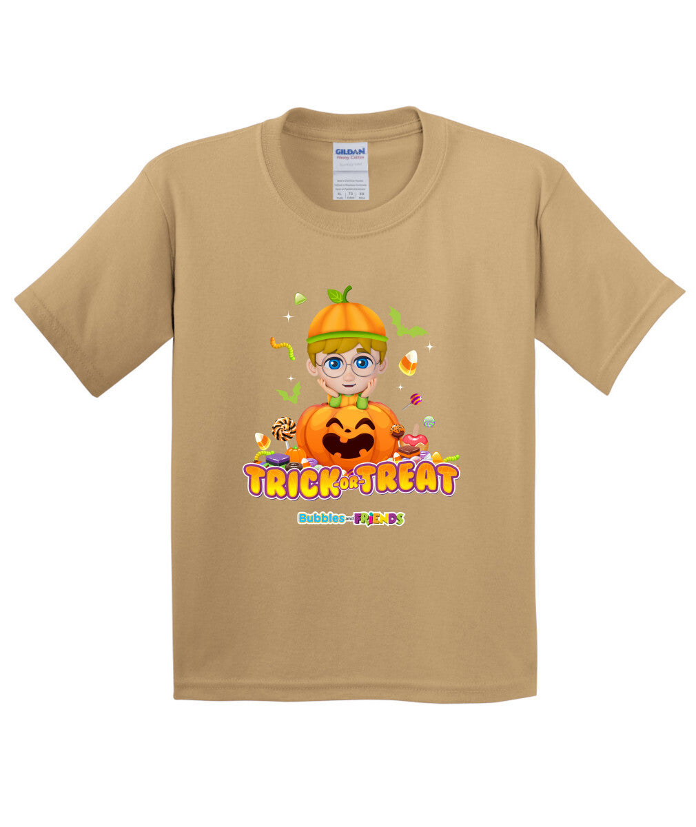 Bubbles and Friends - Halloween Collection Braden Children T-Shirt