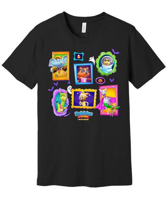 Bubbles & Friends Halloween Frames Unisex T-Shirt