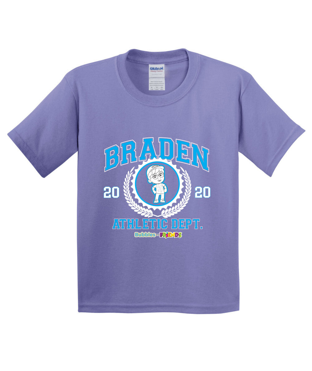 Bubbles and Friends - Varsity Collection Braden Athletic Dept Children T-Shirt