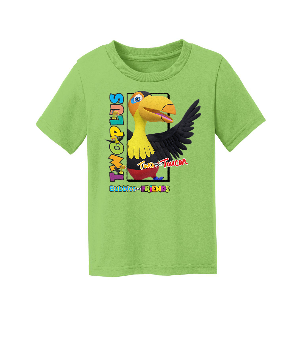 Bubbles and Friends - Two Plus Toucan T-Shirt