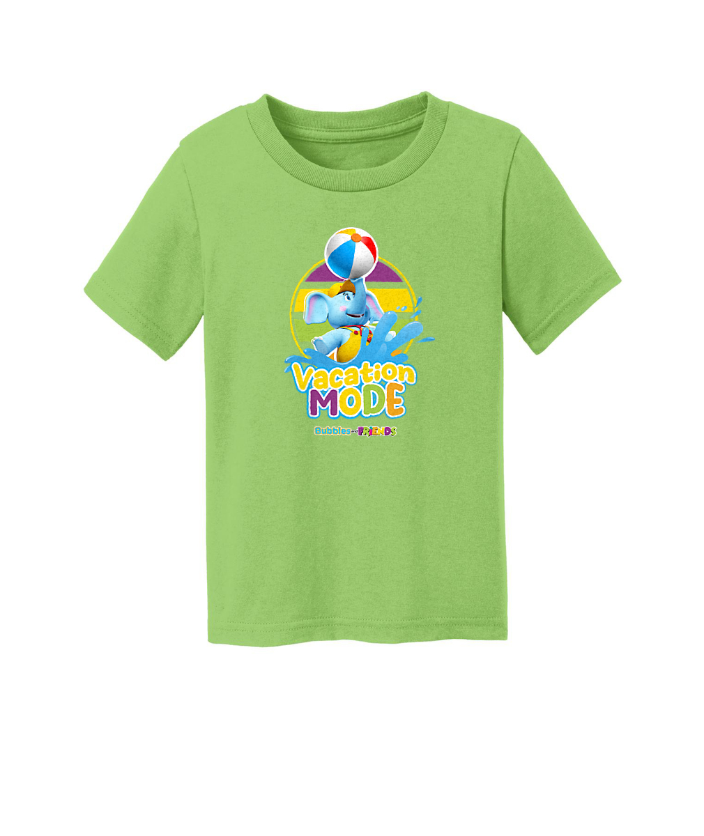 Bubbles and Friends - Summer Collection Vacation Bubbles Toddler  T-Shirt