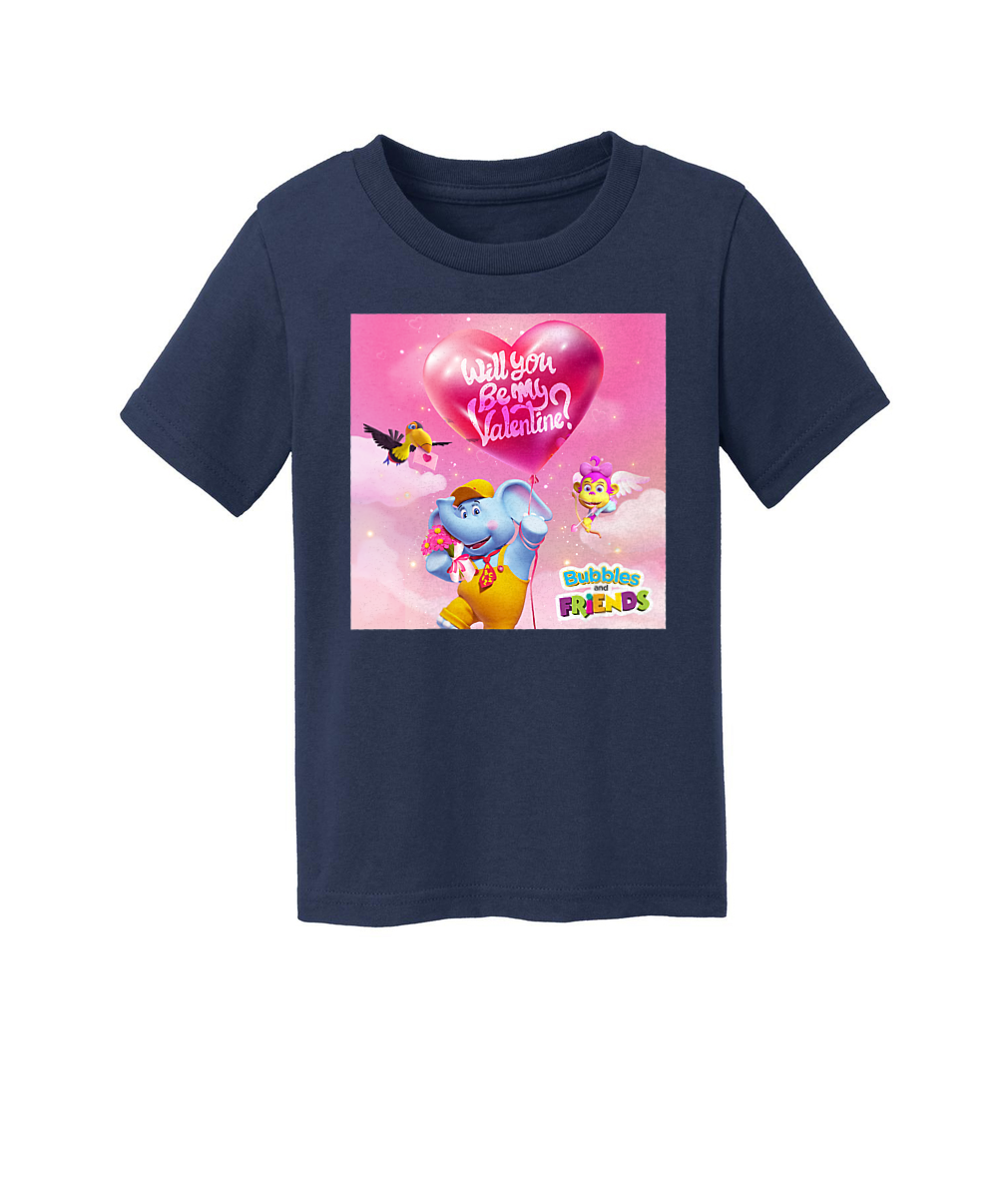 Bubbles and Friends Valentine Collection - Toddlers Will you be my Valentine