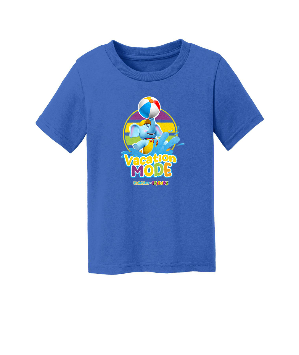 Bubbles and Friends - Summer Collection Vacation Bubbles Toddler  T-Shirt