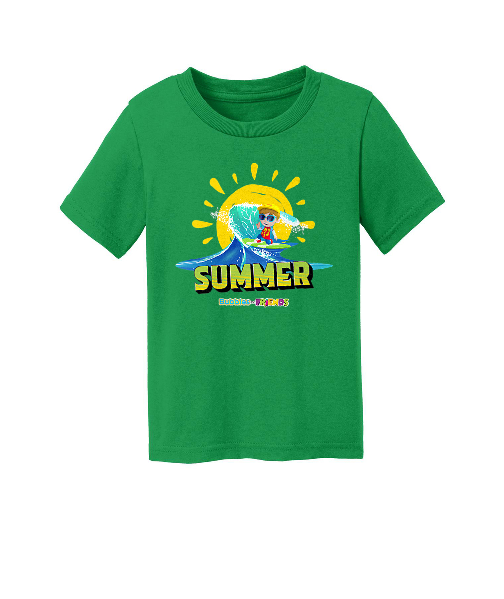 Bubbles and Friends - Summer Collection Braden Toddler T-Shirt