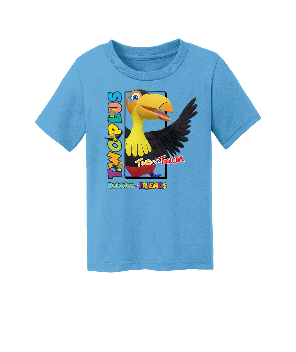 Bubbles and Friends - Two Plus Toucan T-Shirt