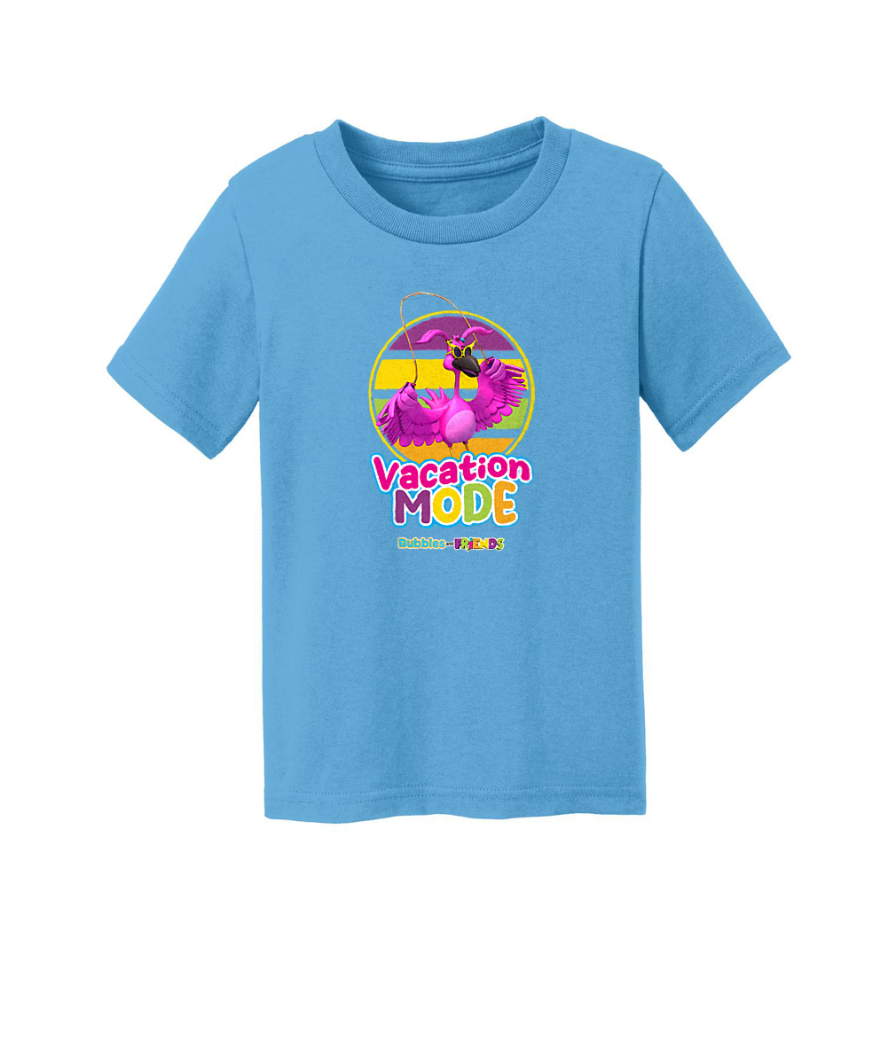 Bubbles and Friends - Summer Collection Vacation Flexi Toddler T-Shirt