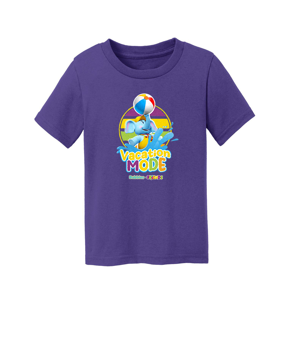 Bubbles and Friends - Summer Collection Vacation Bubbles Toddler  T-Shirt