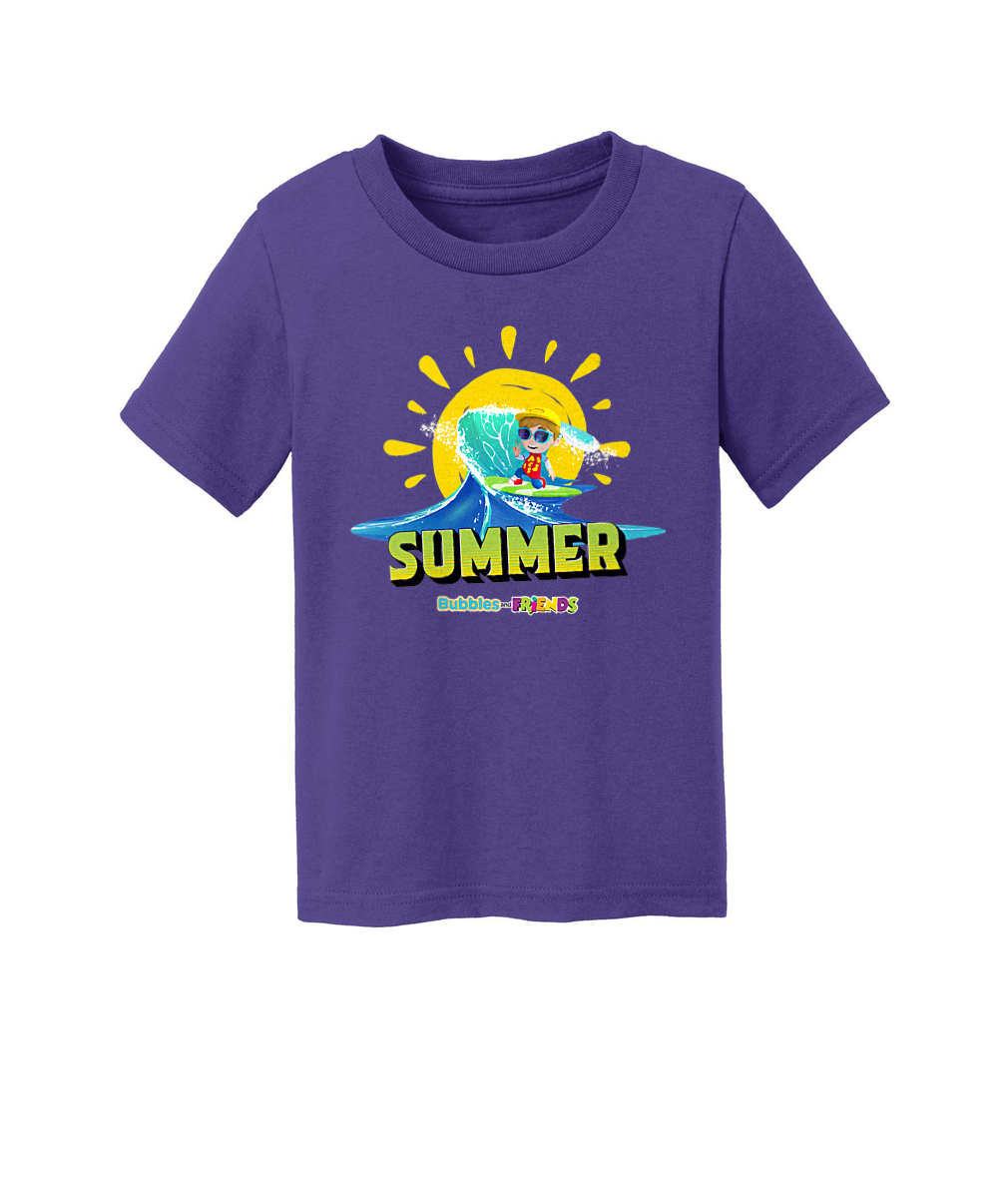 Bubbles and Friends - Summer Collection Braden Toddler T-Shirt