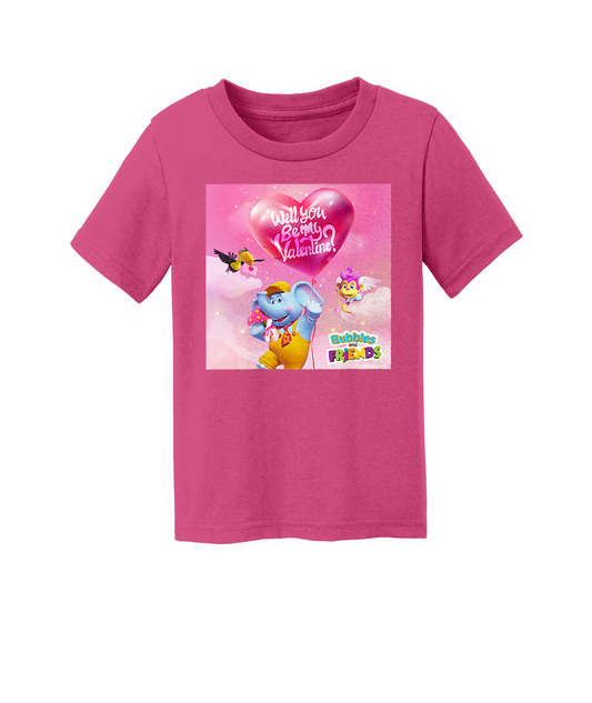 Bubbles and Friends Valentine Collection - Toddlers Will you be my Valentine