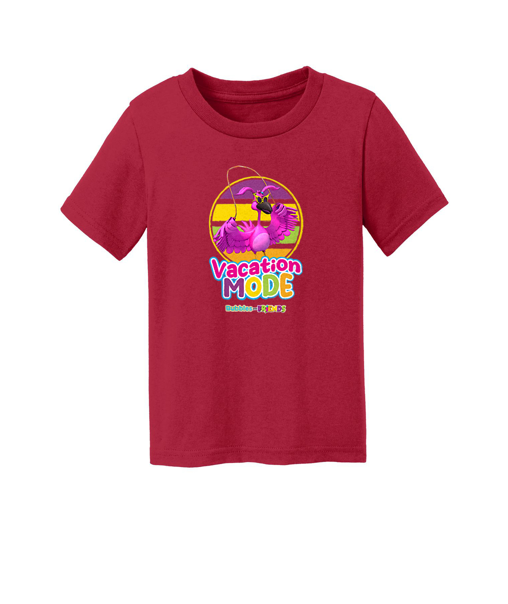 Bubbles and Friends - Summer Collection Vacation Flexi Toddler T-Shirt