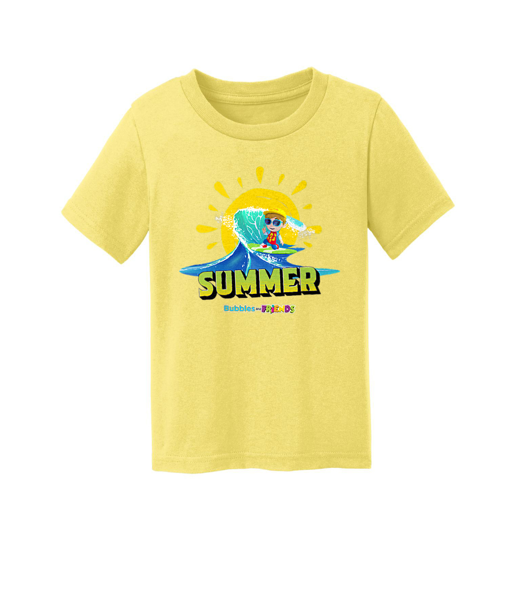 Bubbles and Friends - Summer Collection Braden Toddler T-Shirt