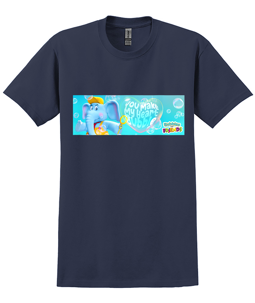 Bubbles and Friends Valentine Collection - Mens You make my heart Bubble